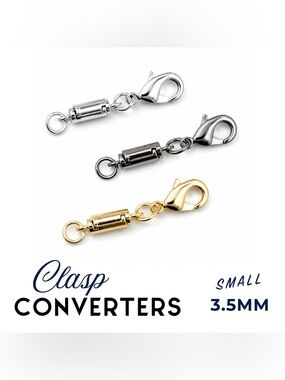 Necklace Connector, Magnetic Jewelry Clasp Converters, Easy Jewelry Clasps